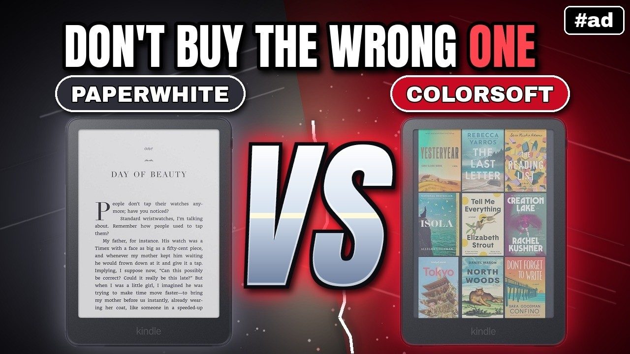 Kindle Paperwhite vs Colorsoft [2026]: Don't Buy the Wrong One